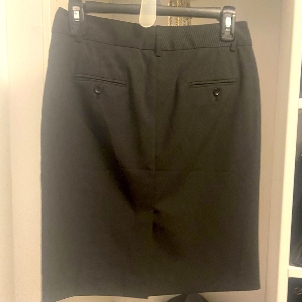 Express pinstriped skirt